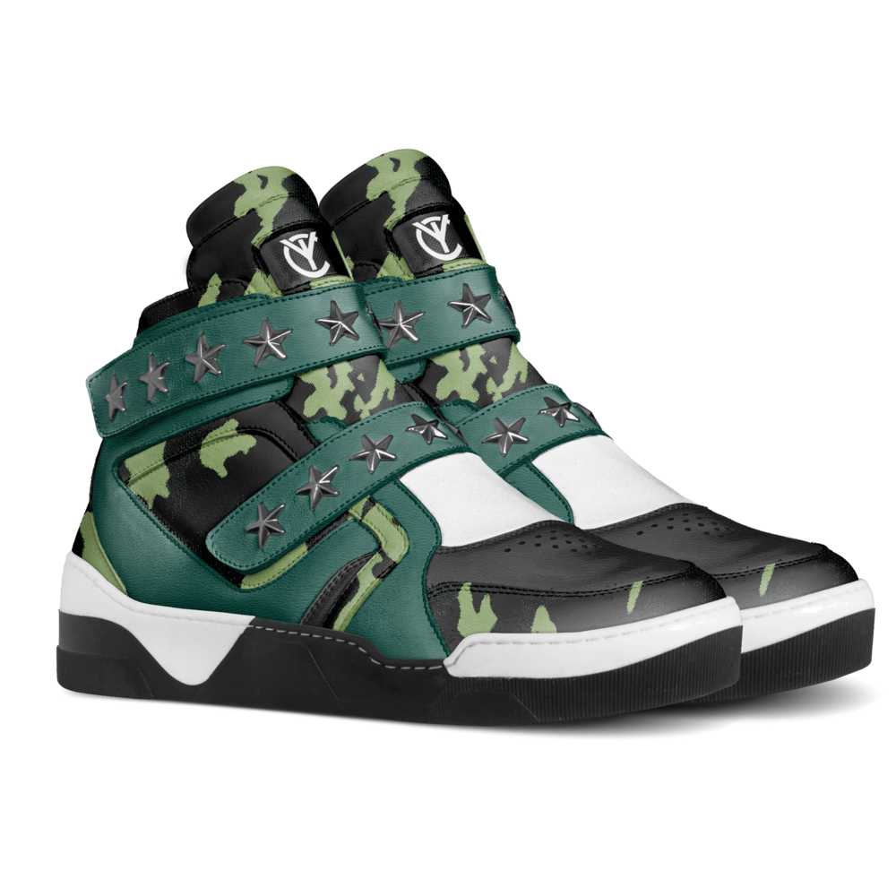 Aero Luxury Fashion Stars Hi-Top Sneakers For Mens And Womens By Icy Brothers