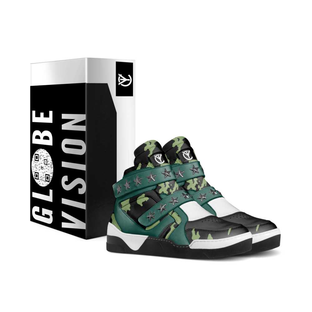 Aero Luxury Fashion Stars Hi-Top Sneakers For Mens And Womens By Icy Brothers